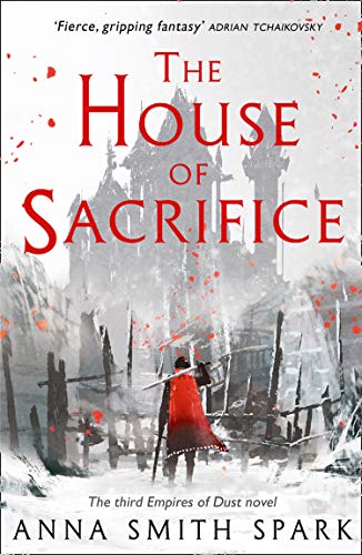 Book cover: snowy landscape with a dark, imposing house and figure.