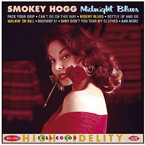 CD cover featuring a woman with a red rose and blue background.