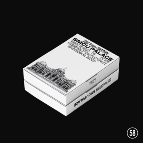 White CD case with a grayscale image of a grand building.