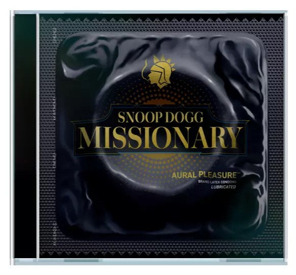 CD case for Snoop Dogg’s “Missionary” album, featuring a gold helmet.