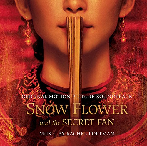 CD cover for “Snow Flower and the Secret Fan” featuring a woman and fan.