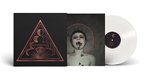 Soen Lotus vinyl record with black cover, artistic portrait inner sleeve, and white disc.