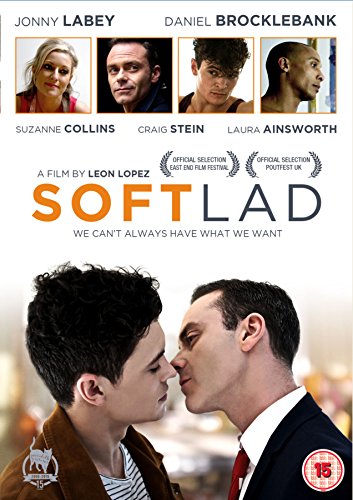 DVD cover for "Soft Lad" featuring two men facing each other.