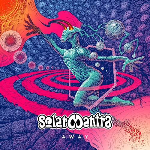 CD cover art: teal figure with swirling red and blue cosmic background.