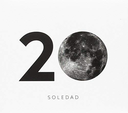 Album cover with large number "20", moon image, and "Soledad" text.