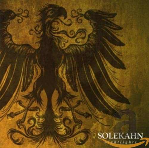 CD cover for Solekahn’s “Nightlights” featuring a black eagle design.