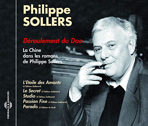 CD cover featuring portrait of Philippe Sollers smoking a pipe.