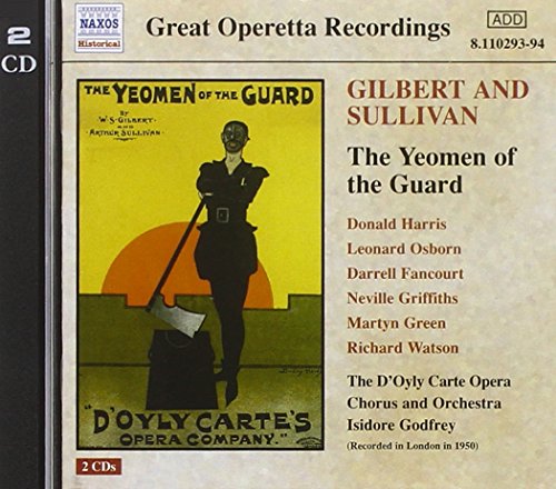 CD case for Gilbert & Sullivan’s “The Yeomen of the Guard” opera.