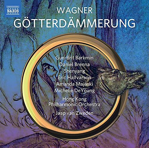 CD cover for Wagner’s Götterdämmerung, featuring artwork and performer names.