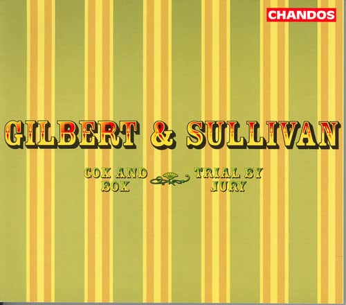 CD cover for Gilbert & Sullivan’s “Cox and Box” and “Trial by Jury.”