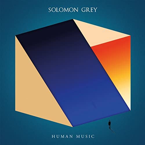 CD cover for Solomon Grey’s “Human Music” with abstract geometric design.