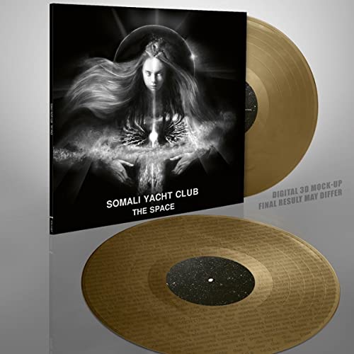 Somali Yacht Club album cover and two gold vinyl records.