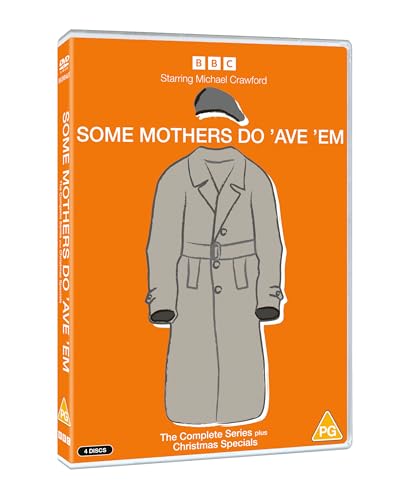 DVD cover for “Some Mothers Do ‘Ave ‘Em” featuring a man in a coat.