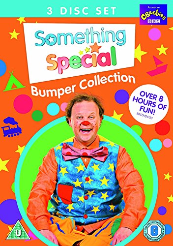DVD cover of "Something Special - Mr Tumble Bumper Collection" featuring a colorful, playful design.