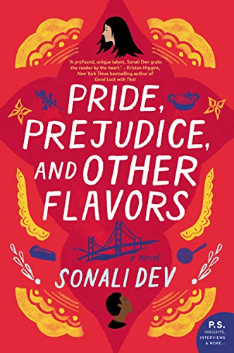 Book cover with red background, white title, and silhouettes of a man and woman.