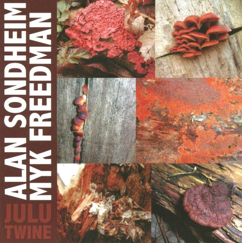 CD cover for “Julutwine” by Sondheim, featuring a collage of fungi and wood.
