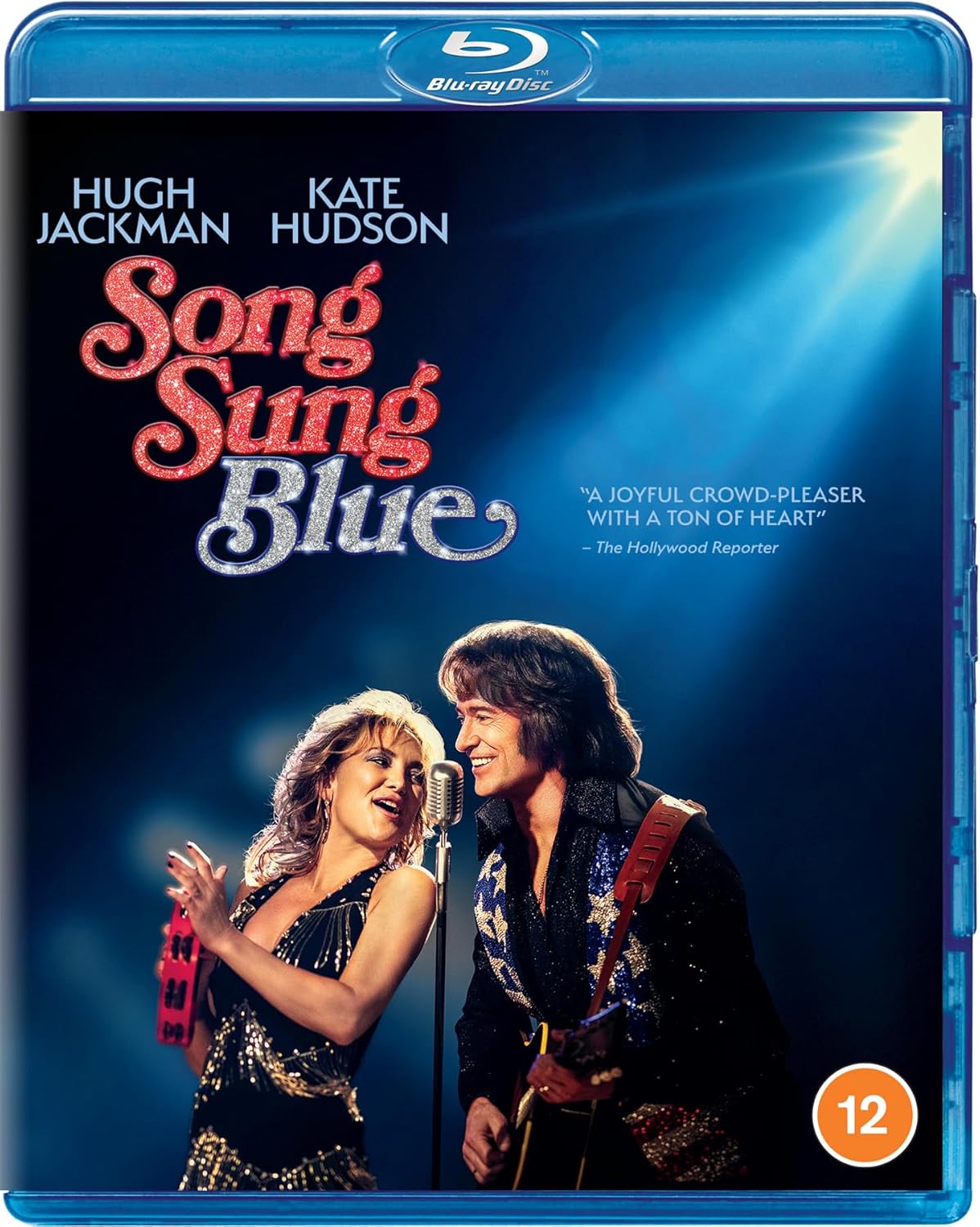 Song Sung Blue" Blu-ray cover featuring Hugh Jackman and Kate Hudson.