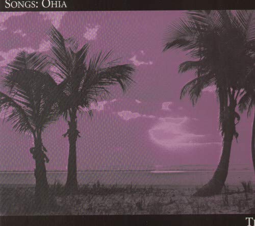 Vinyl album cover: silhouetted palm trees against a purple sky.