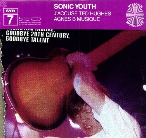 Sonic Youth album cover: purple background, guitar, and musician portrait.