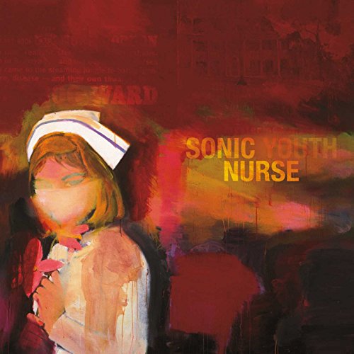 Painted album cover for Sonic Youth’s “Sonic Nurse” featuring a nurse.