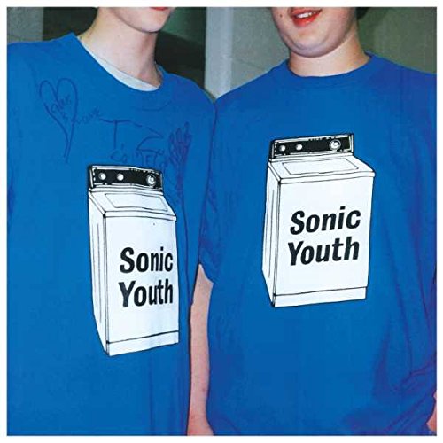 Album cover for Sonic Youth’s “Washing Machine” featuring a washing machine graphic.