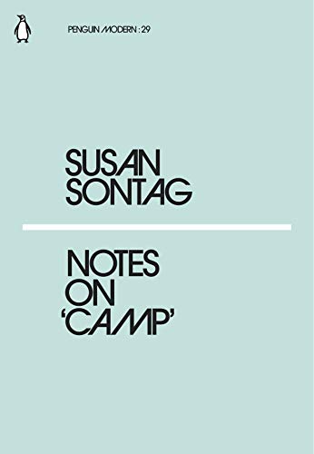 Pale blue book cover with black text: "Susan Sontag, Notes on ‘Camp’".