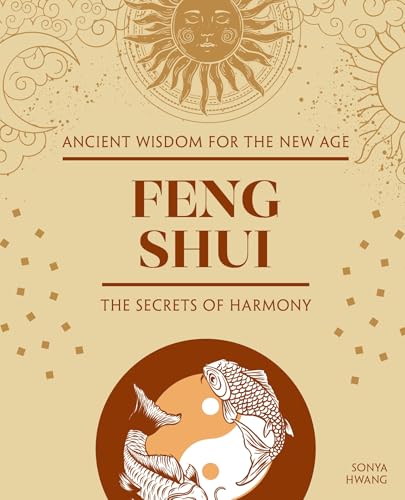 Book cover with sun, fish, yin-yang symbol, and title "Feng Shui".