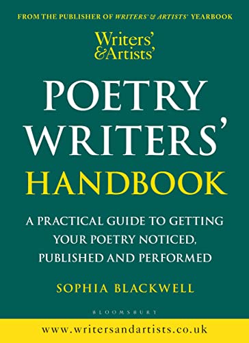 Book cover: "Writers' & Artists' Poetry Writers' Handbook" in gold text.