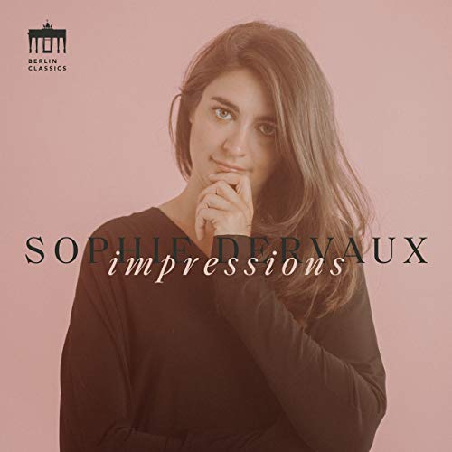 CD cover: portrait of Sophie Dervaux, with album title “Impressions”.