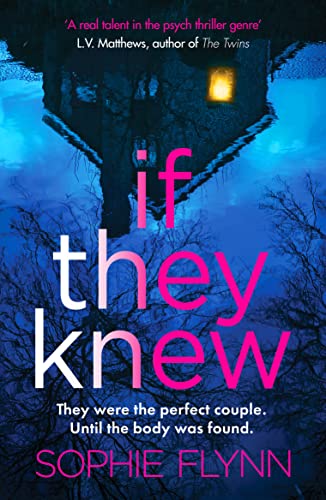 Book cover: dark house silhouette, blue and pink title “If They Knew”.
