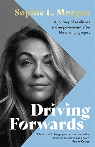 Book cover featuring a woman’s portrait and the title “Driving Forwards.”