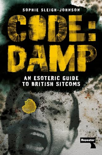 Book cover: "Code: Damp" with yellow text over a blurred face.
