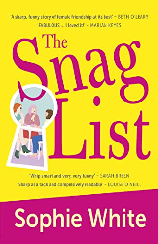 Book cover: "The Snag List" by Sophie White, with illustration of women.