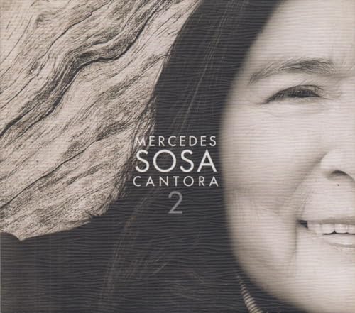 CD cover for Mercedes Sosa’s “Cantora 2” featuring her portrait.