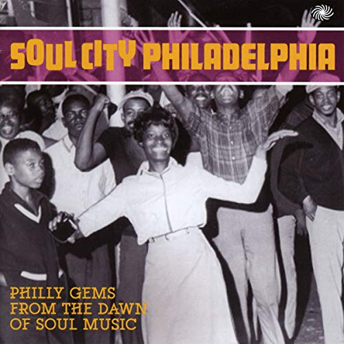 CD cover featuring a group of people in 1960s/70s Philadelphia.