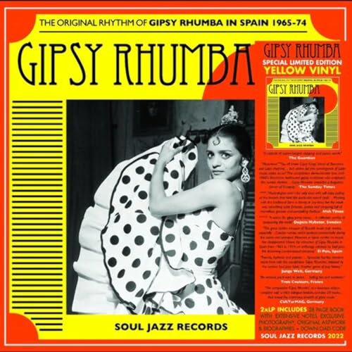 Vinyl album cover featuring a black and white photo of a woman dancing.