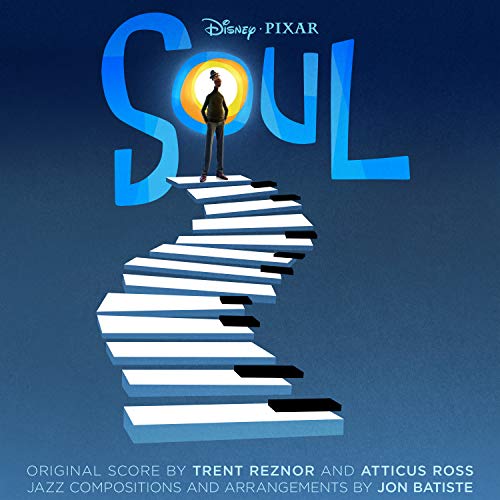 “Soul” CD cover featuring a silhouetted figure standing on piano keys.