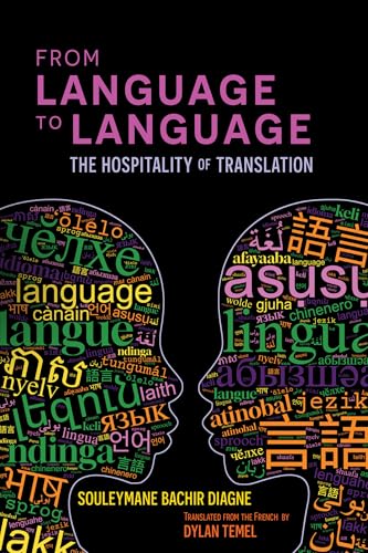 Book cover with two head-shaped word clouds, title “From Language to Language”.
