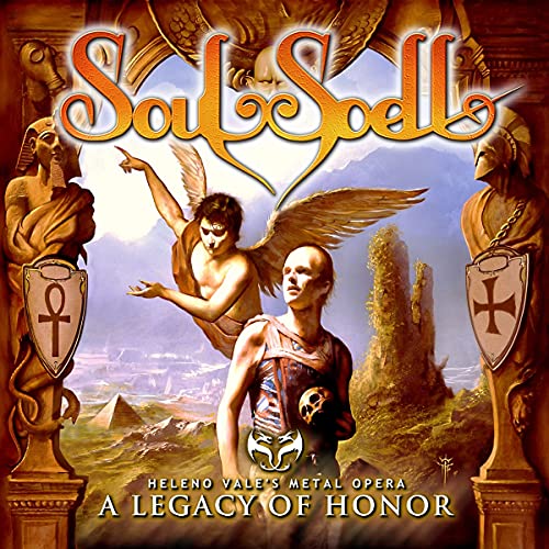CD cover for Soulspell’s “A Legacy Of Honor” with fantasy art.