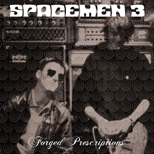 Spacemen 3 album cover: distorted image of a person and medical equipment.