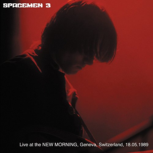 Spacemen 3 album cover: silhouetted musician against a red background.