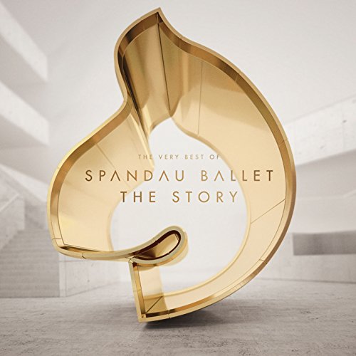 CD cover for Spandau Ballet’s “The Story” featuring a gold abstract sculpture.