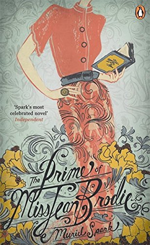 "Book cover featuring an illustrated woman in a red dress holding a book."