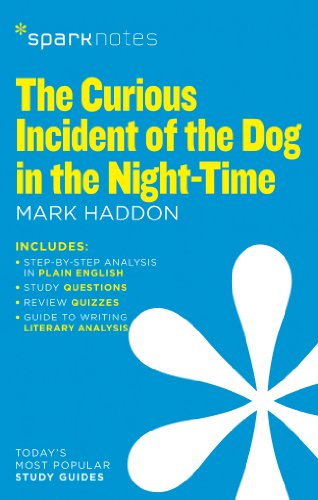 SparkNotes study guide cover for The Curious Incident of the Dog in the Night-Time.