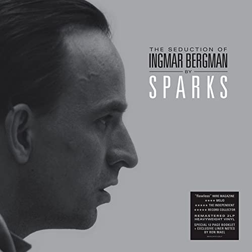 Black and white album cover featuring a profile of Ingmar Bergman.