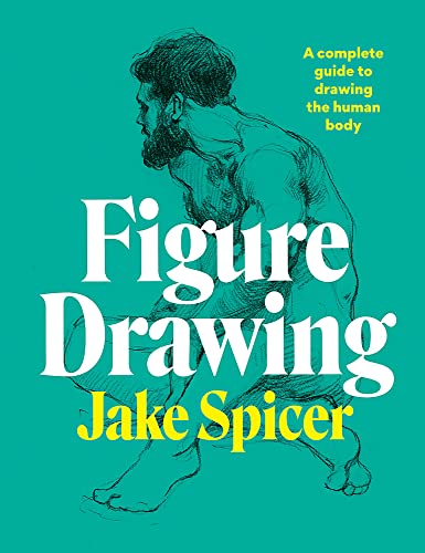 Book cover: sketch of a seated, muscular man and title “Figure Drawing”.