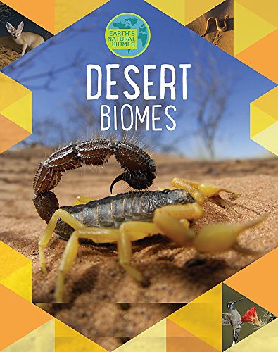 Book cover featuring a scorpion, fennec fox, and desert landscape.