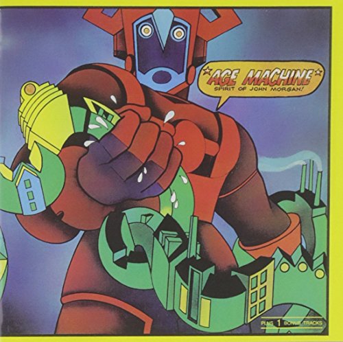 CD cover art: robotic figures in a stylized, colorful cityscape.