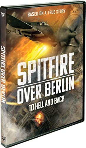 DVD cover for “Spitfire Over Berlin” depicting fighter planes and city ruins.