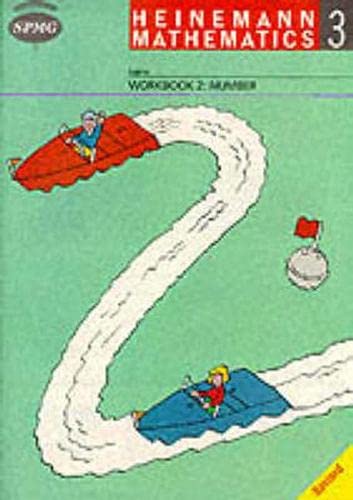 Heinemann Maths 3 Workbook 2 cover with illustration of cars on a track.